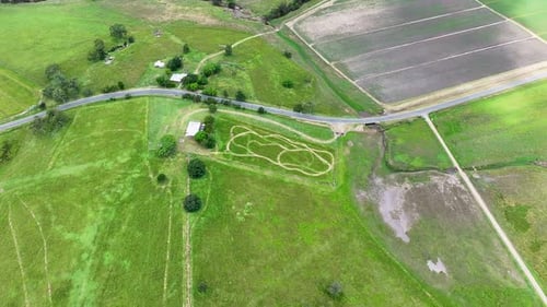 Off Road Dirt Bike Track Course