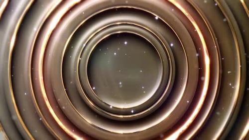 Luxury Glossy Gold Circle Background