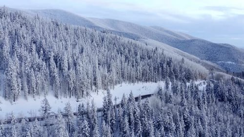 Breathtaking And Beautiful View Of Snow Covered Mountain