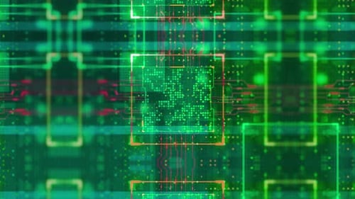 Circuit Board Background - Computer, Data, Technology