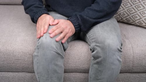 Man Knee Pain