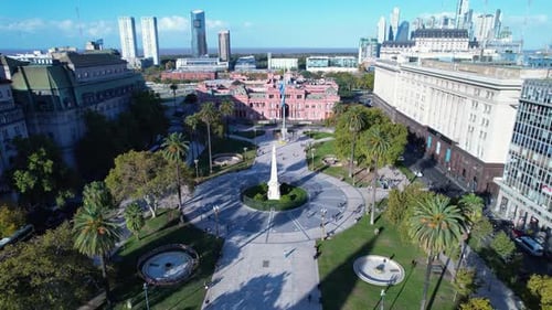 Casa Rosada At Buenos Aires In Buenos Aires Argentina.