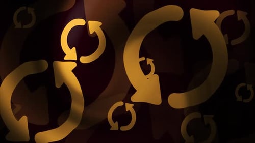 Circular Arrows Background Loop