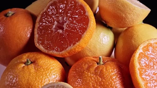 Fruits Rotating.