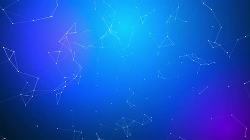 Blue Plexus Technology Network Background Loop V3