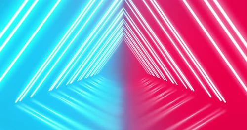 Neon Triangles