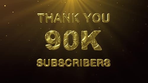 90K Subscribers Celebration Greeting