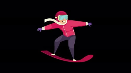 Skieur d'hiver