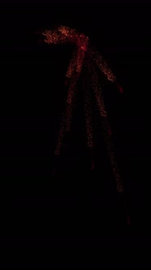 Abstract Particle Burst Effect