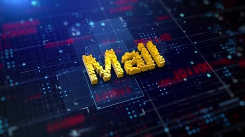 Pixelated Word Mail