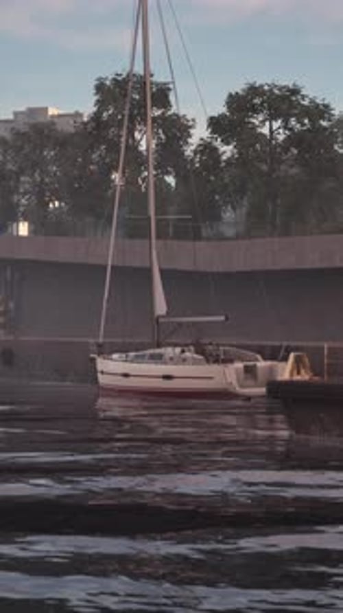 Boats Floating in the Water
