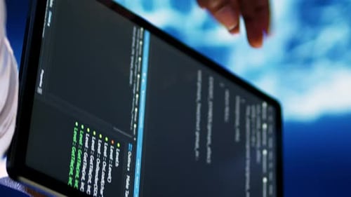 Vertical Video AI Employee Runs Code in Data Center