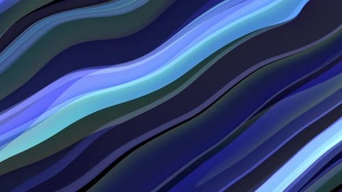 Blaue Flüssigkeitslinien bewegen sich
