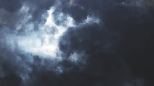 4K Dark stormy sky background