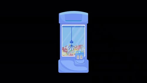 Toy Grabber Claw Machine für Kinder Alpha Channel 4K