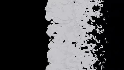Dynamic Abstract Question Mark Reveal Animation