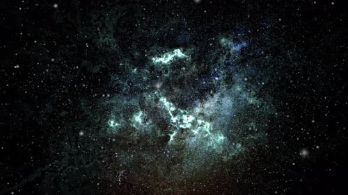 Nebulosa oscura 4k y universo repleto de estrellas