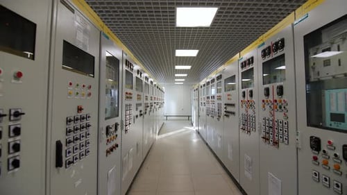Motion Between Cases with Switchboards at Electrical Station
