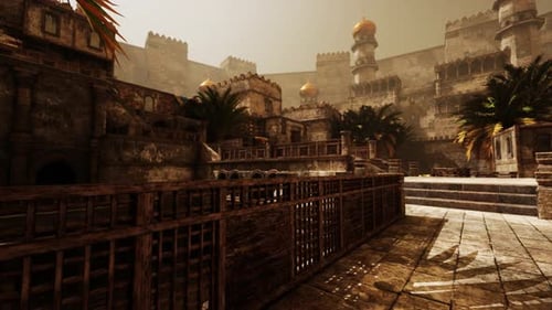 Exploring the Ancient City with Majestic Palaces and Historic Architecture
