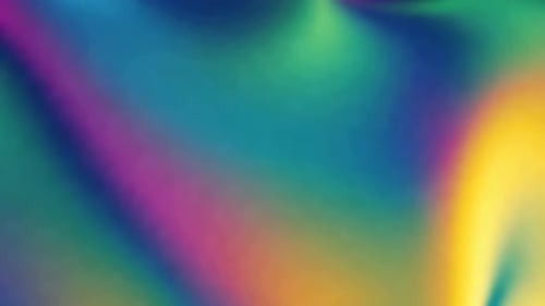 Abstract Gradient Fluid Motion Background with Vibrant Teal