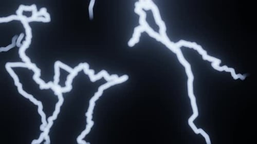 Out Of Focus Cartoon Lightning