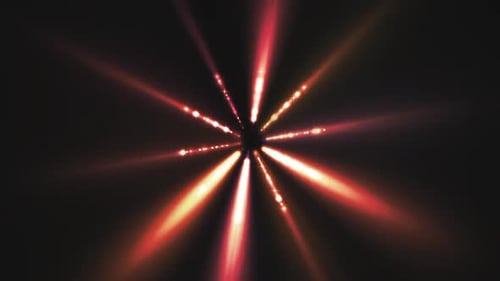 Abstract Light Rays Starburst Effect