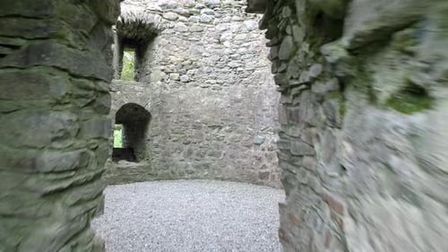 Ancient Monument, Architecture and Landmark Concept - Old Medieval Tower with Arches