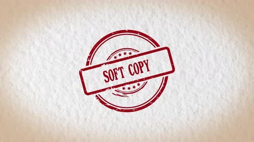 Hand Stamping Soft Copy Rubber Stamp Animation