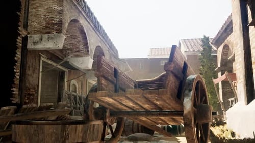 Historical Village Street Tour 3D Animation