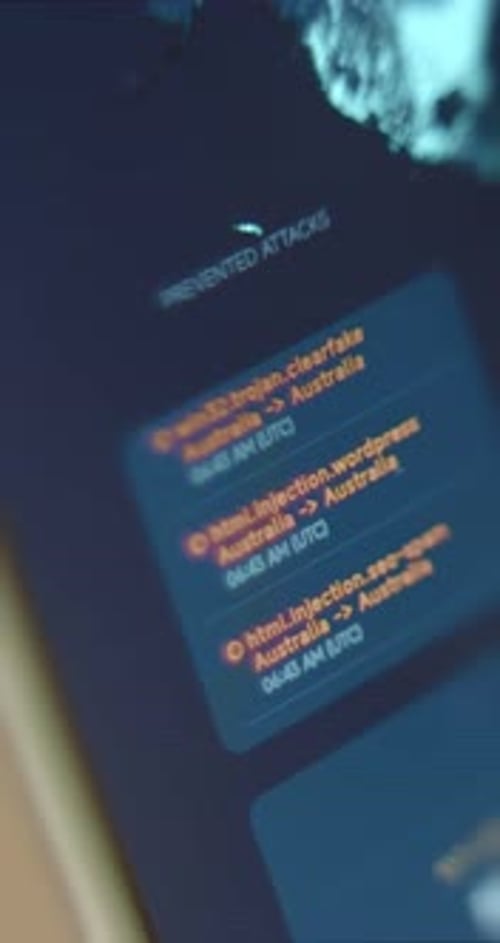 Prevented Cyber Attacks Real Time Data