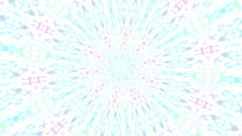 Kaleidoscope white soft wavy pattern colorful gradient background