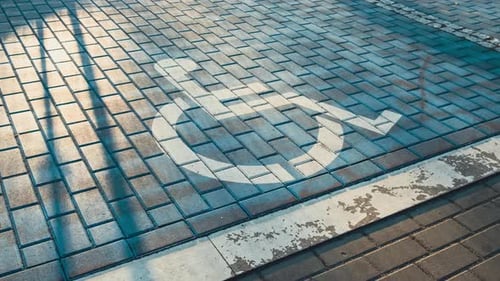 Zoom in Out Handicapped Parking Bay