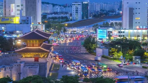 Seoul City Skyline, South Korea.