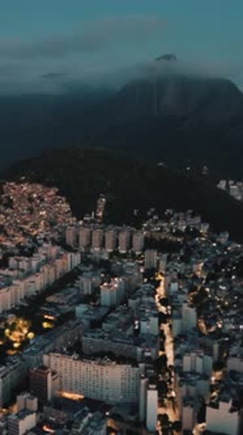 Rio de Janeiro Sunset Urban Horizon Warm Light Rio de Janeiro