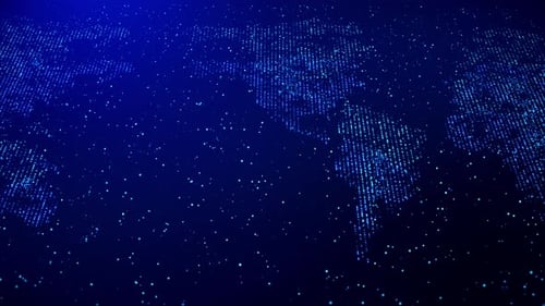 Global Encrypted Cybersecurity Network Data Cyber Security Cloud Computing IOT AI Technology