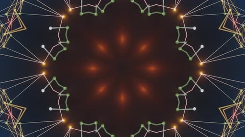 Fond de mouvement hypnotique abstrait
