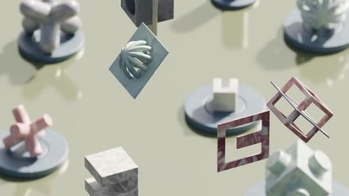 Animation of Geometric Shapes in Motion