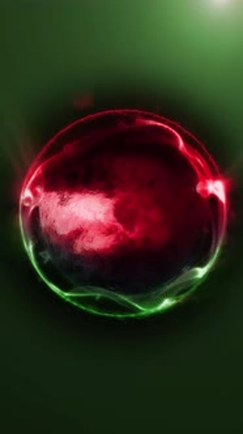 Futuristic Energy Orb Abstract Background Loop