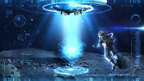 Ufo de la technologie 4K Metaverse