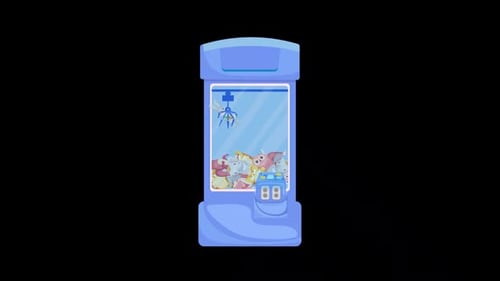 Toy Grabber Claw Machine für Kinder Alpha Channel