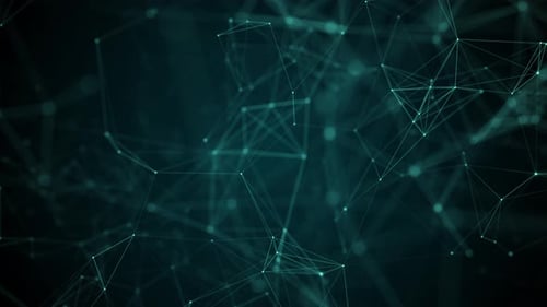 Abstract Digital Plexus Network Geometric Background Loop