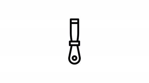 workshop line icon animation