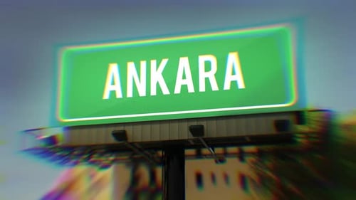 Ankara City Urban Street Billboard