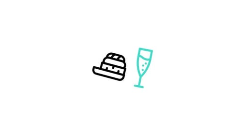 Icono animado de aperitivo