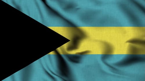 Bahamas Flag Waving