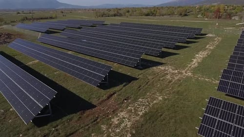 Solar Energy Power Station Aerial