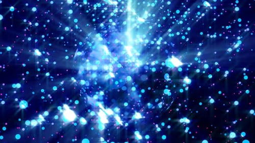 Abstract bright Mirror Ball Disco Lights Star glossy Dance Party with VJ loop motion Background