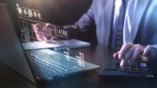 Data Analysis And Virtual Projection Of Animated Infographics 4K