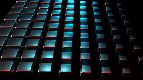 Big Small Animated Cubes 4K