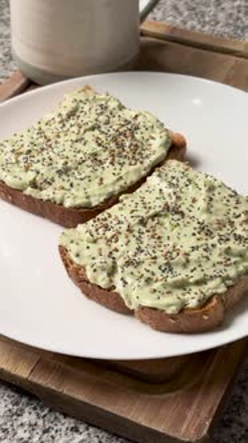 Avocado Toast with Seeds for a Healthy Meal